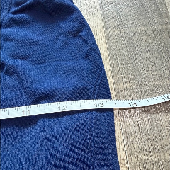 3/$10 Fabletics Blue Racerback Tank Top - Picture 4 of 5
